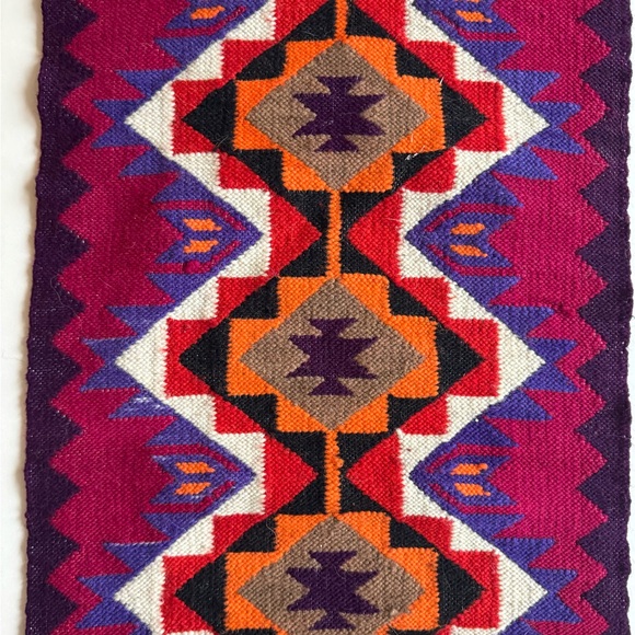 Colorful Geometric Patterned Scarf - Picture 2 of 5